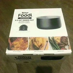 Ninja Foodi Ceramic-Coated Inner Pot 6.5-Qt - Gray Replacement OP302 NIB